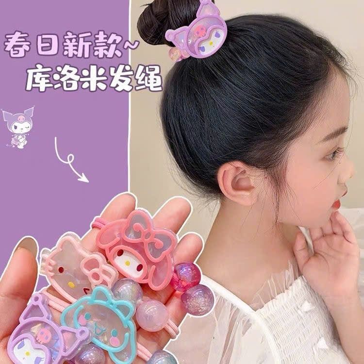  Dây Cột Tóc Hoạt Hình Cho Bé 