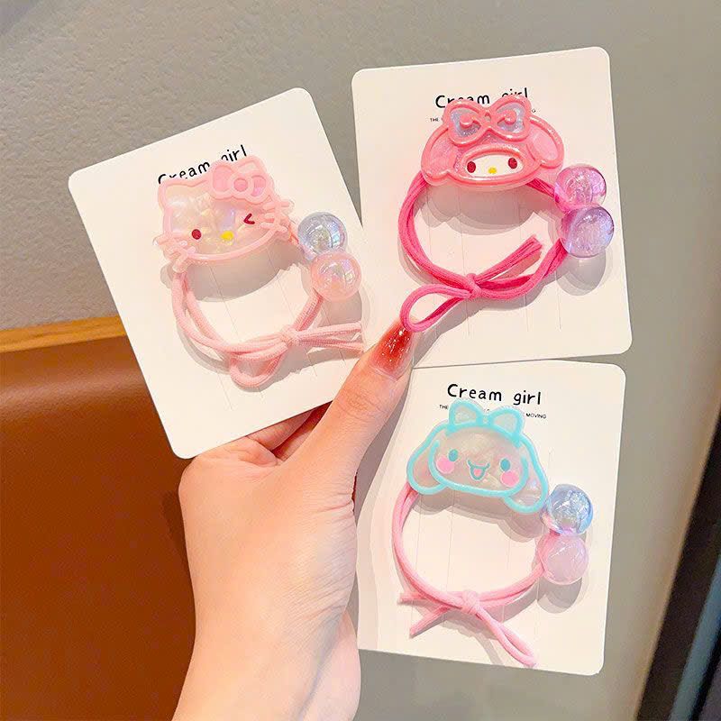  Dây Cột Tóc Hoạt Hình Cho Bé 