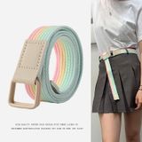  Thắt lưng bện bằng vải Canvas 