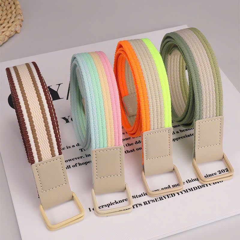  Thắt lưng bện bằng vải Canvas 