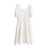  Đầm Babydoll Cổ Vuông 