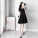  Đầm Babydoll Cổ Vuông 