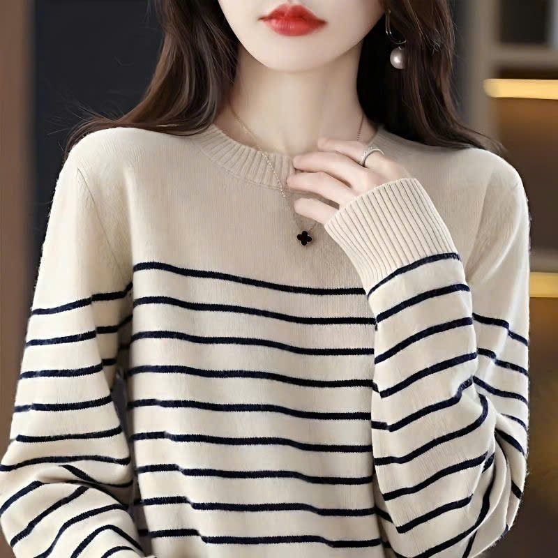  Áo Len Dài Tay Sọc Ngang 