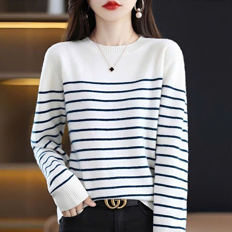  Áo Len Dài Tay Sọc Ngang 