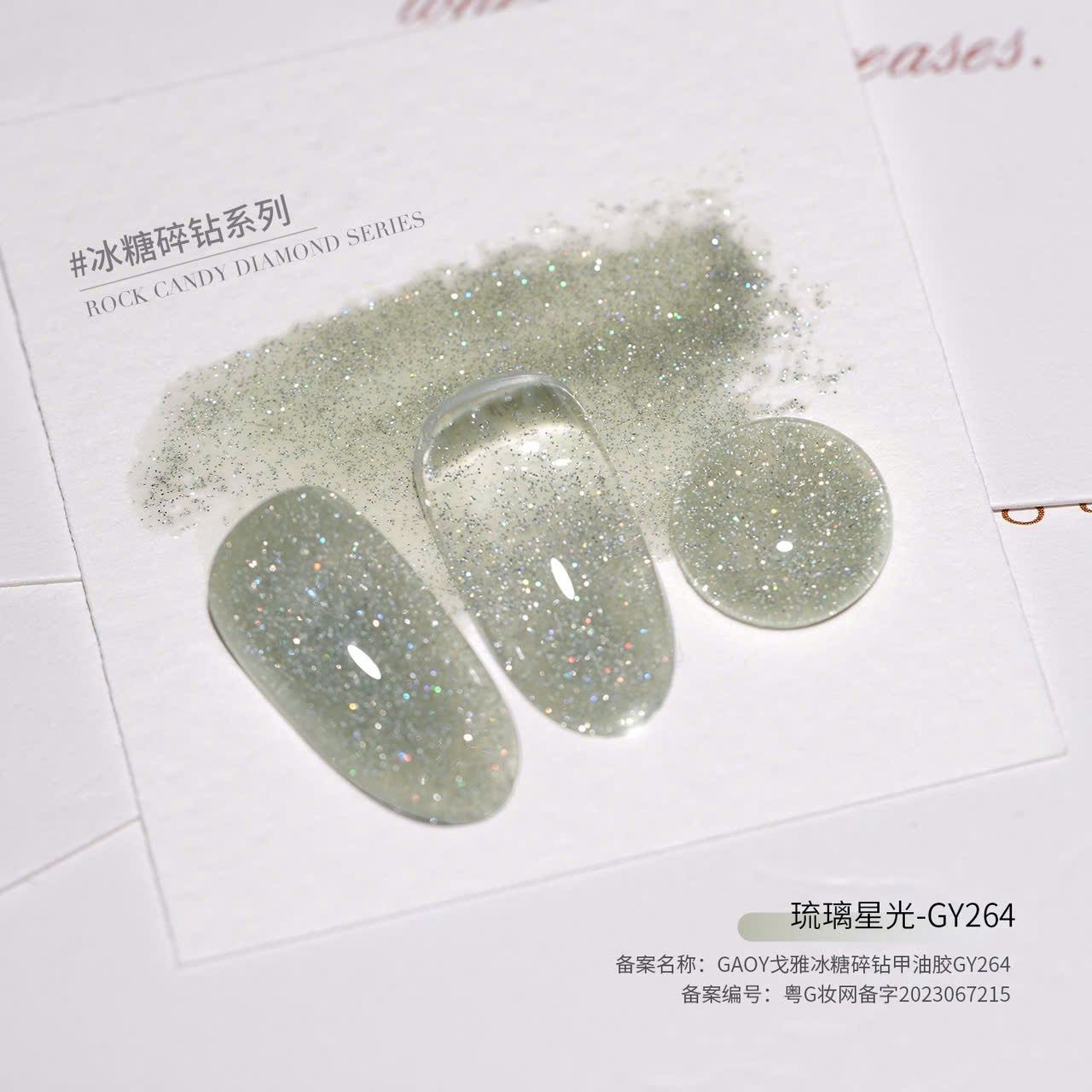  Gel Sơn Móng Tay Trong Suốt Màu Nhũ 