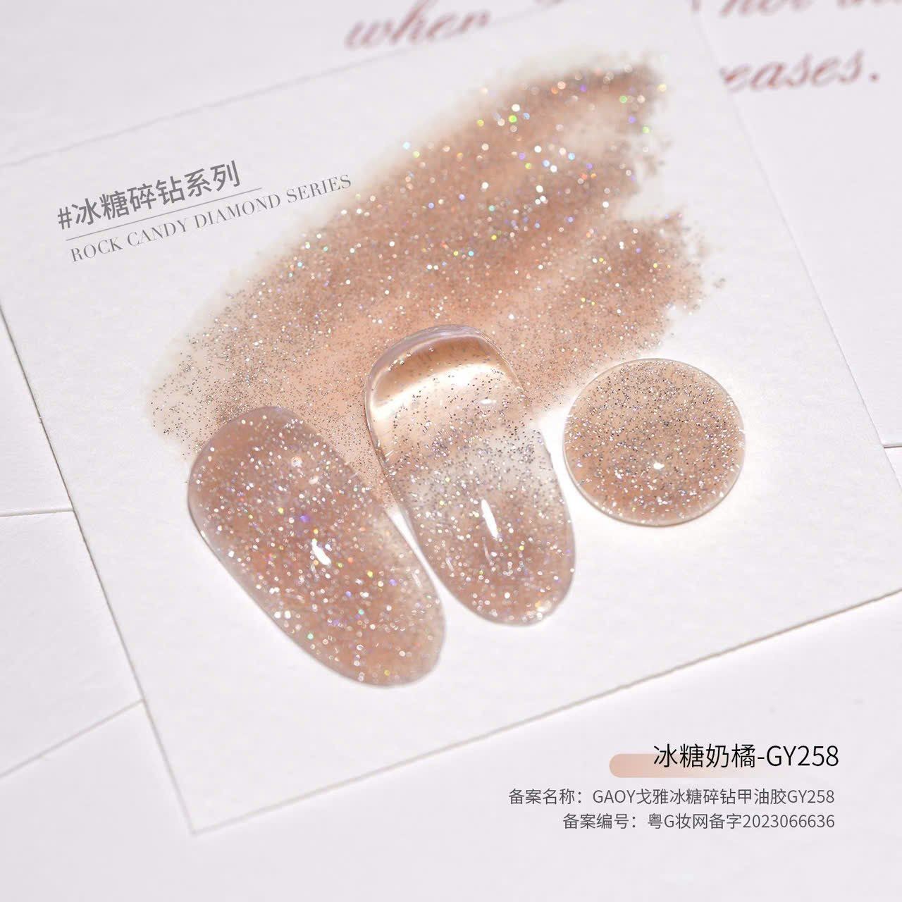  Gel Sơn Móng Tay Trong Suốt Màu Nhũ 