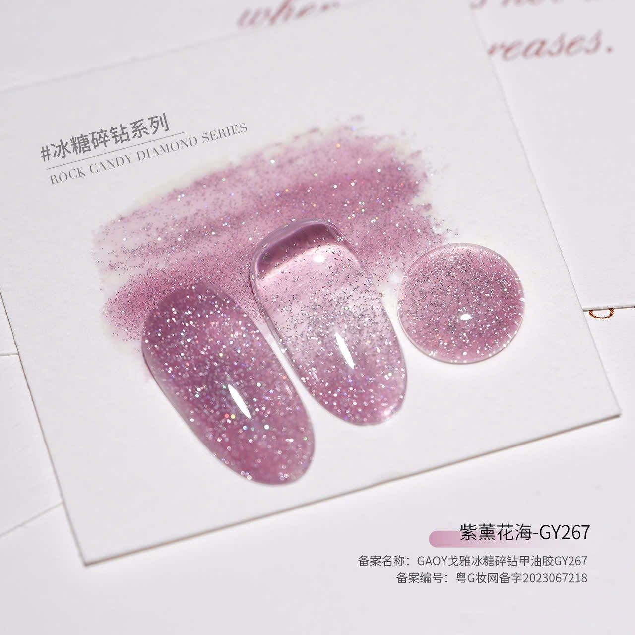  Gel Sơn Móng Tay Trong Suốt Màu Nhũ 