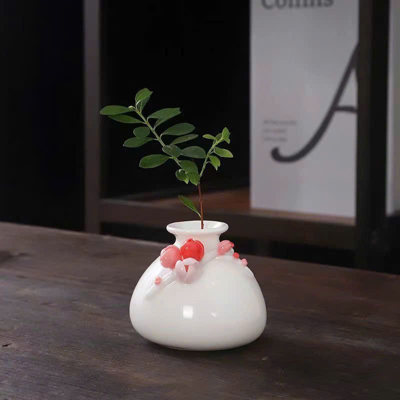  Bình Sứ Đắp Nổi Hoa Cao Cấp 