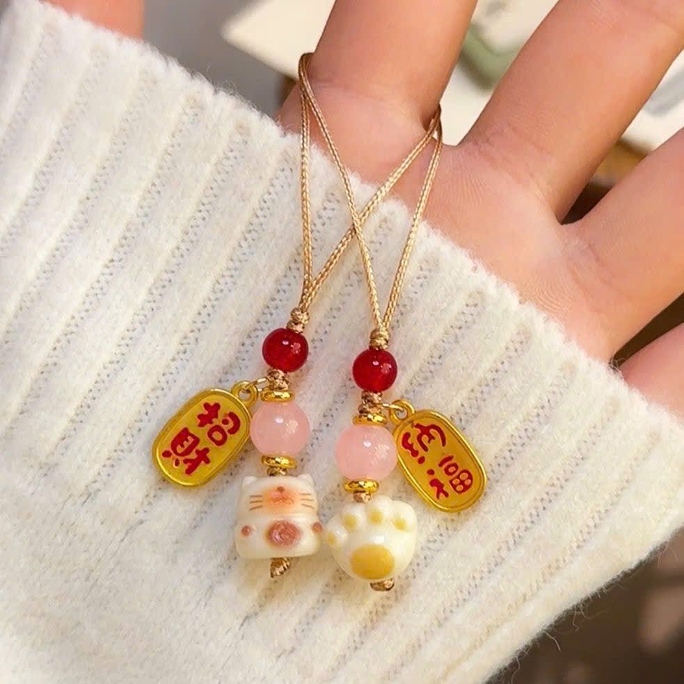  Mèo Paw Dây Đeo Điện Thoại 