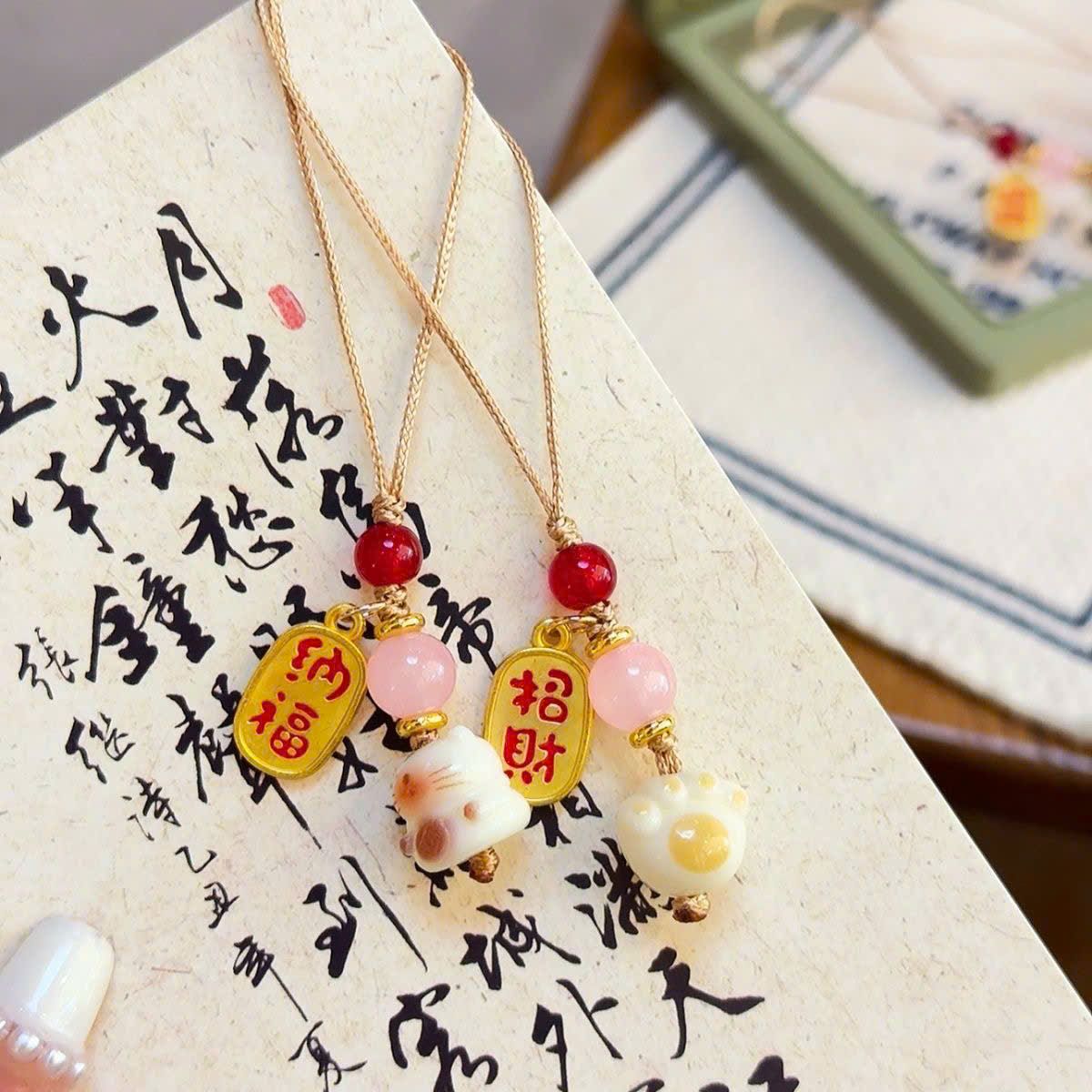  Mèo Paw Dây Đeo Điện Thoại 