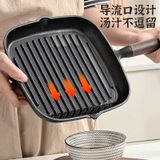  Chảo Gang Nướng Thịt Chống Dính Đa Năng 