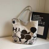  Túi Xách Vải Chuột Mickey Nữ 