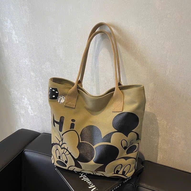  Túi Xách Vải Chuột Mickey Nữ 
