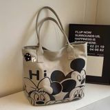  Túi Xách Vải Chuột Mickey Nữ 