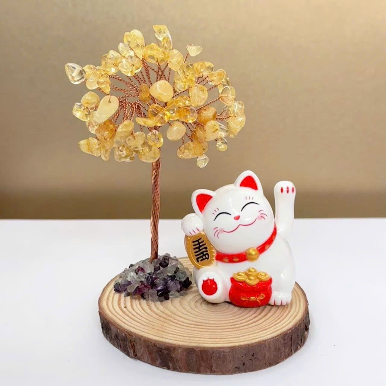  Cây Thần Tài Đá Thạch Anh 
