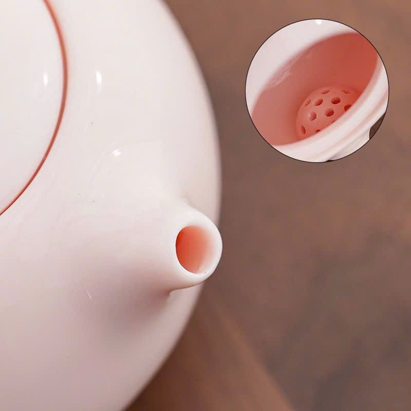  Ấm Sứ Pha Trà Chế Tác Thủ Công 
