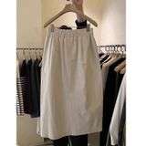  Chân Váy Màu Be Chữ A 