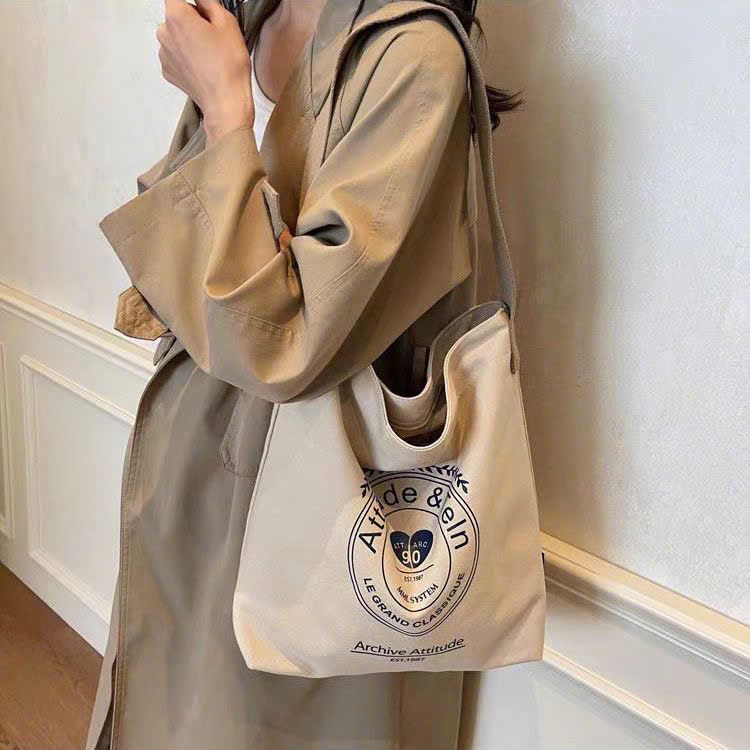  Túi Vải Đeo Vai Tote 