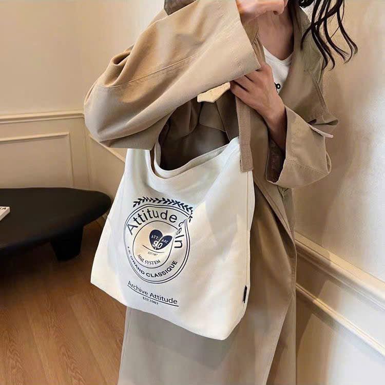  Túi Vải Đeo Vai Tote 