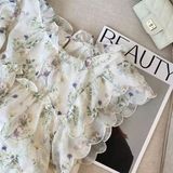  Áo Sơ Mi Hoa Bèo Nhún Ngọt Ngào 