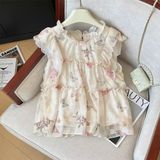  Áo Sơ Mi Hoa Bèo Nhún Ngọt Ngào 