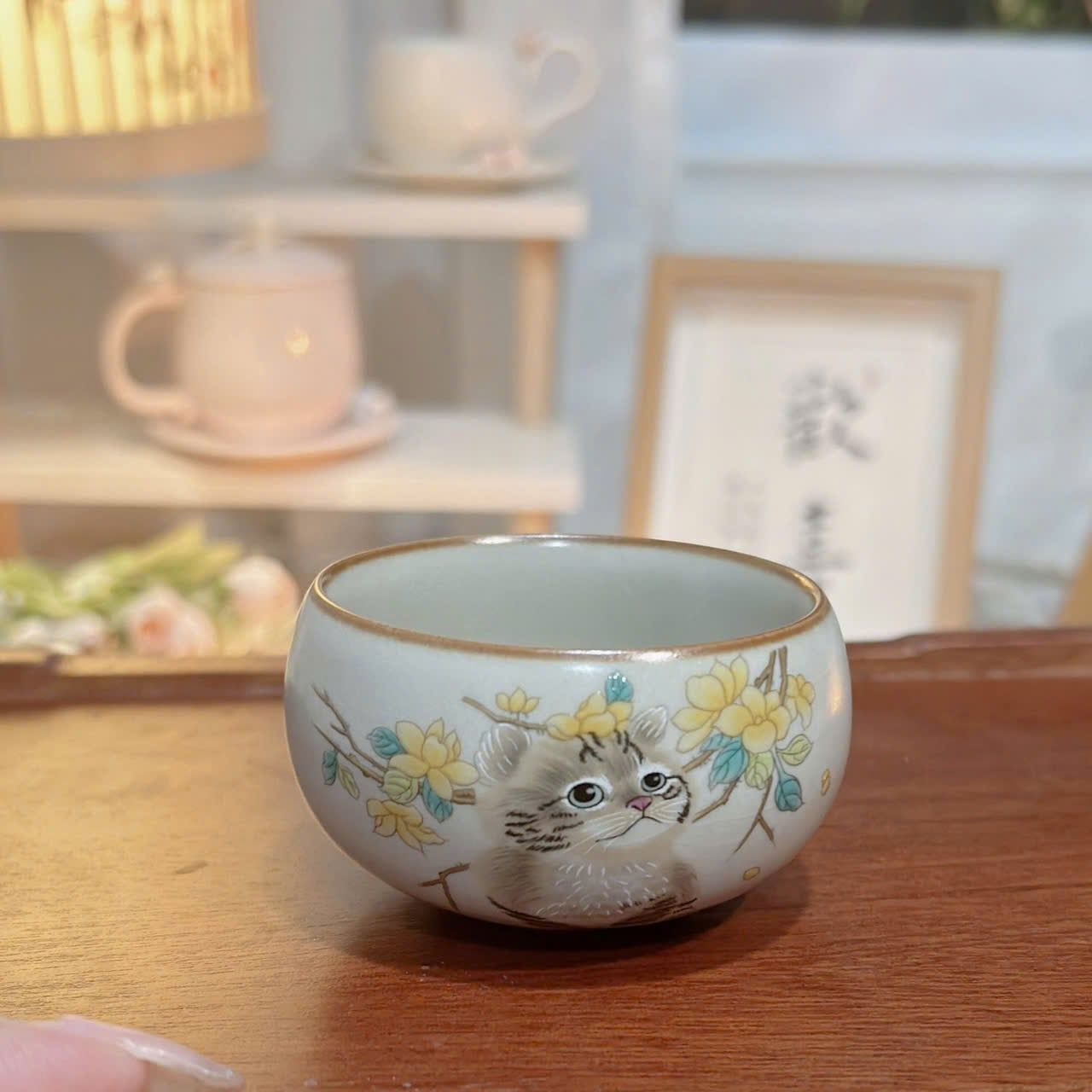  Ru Cốc Uống Trà Bằng Sứ Cỡ Lớn 