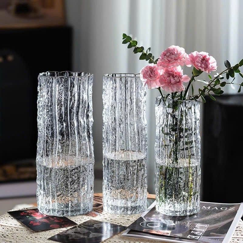  Lọ Hoa Thuỷ Tinh Decor Trụ Gốc Cây 