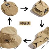  Mũ Bucket Gấp Gọn Màu Trơn 