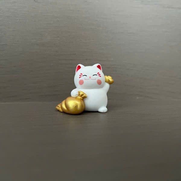  Mèo Chiêu Tài Mini Trưng Bàn Làm Việc 