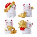  Mèo Chiêu Tài Mini Trưng Bàn Làm Việc 