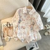  Áo Sơ Mi Dáng Dài Doraemon 