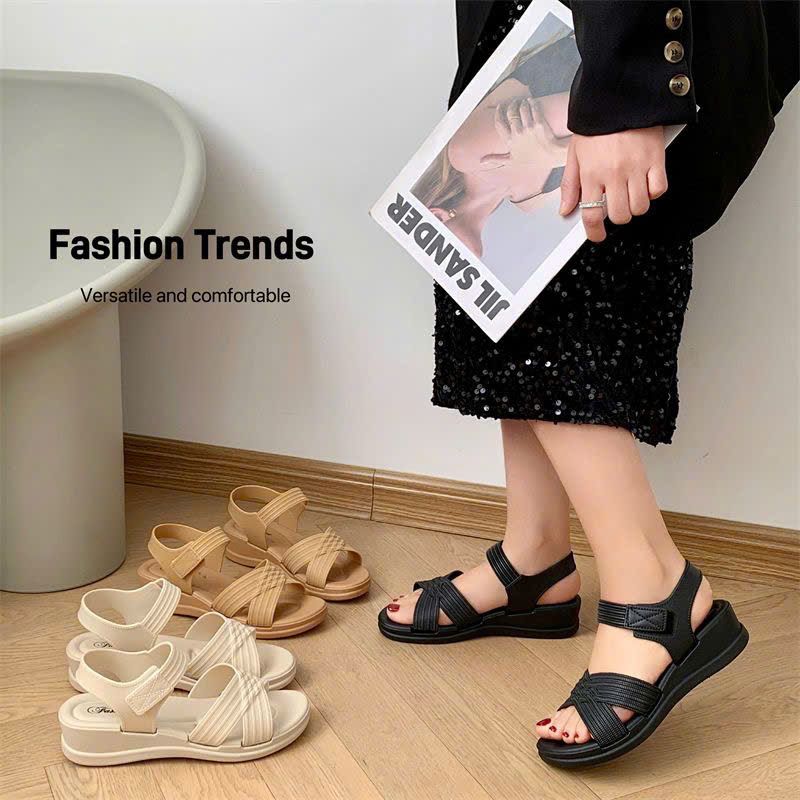  Dép Sandal Quai Hậu Nữ Hàn Quốc 