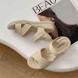  Dép Sandal Quai Hậu Nữ Hàn Quốc 