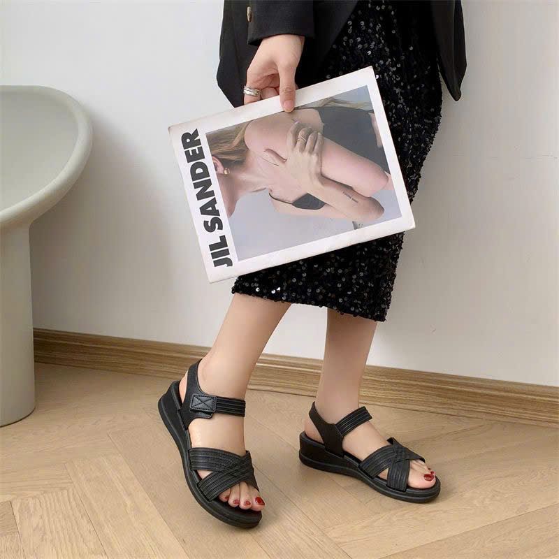  Dép Sandal Quai Hậu Nữ Hàn Quốc 