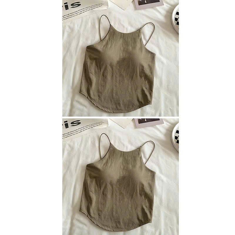  Áo Ngắn Không Tay Có Mút Đệm Ngực 