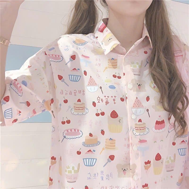  Bộ PIJAMA Bánh Ngọt Cho Nữ 