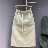  Chân Váy Kaki Dáng Suông 