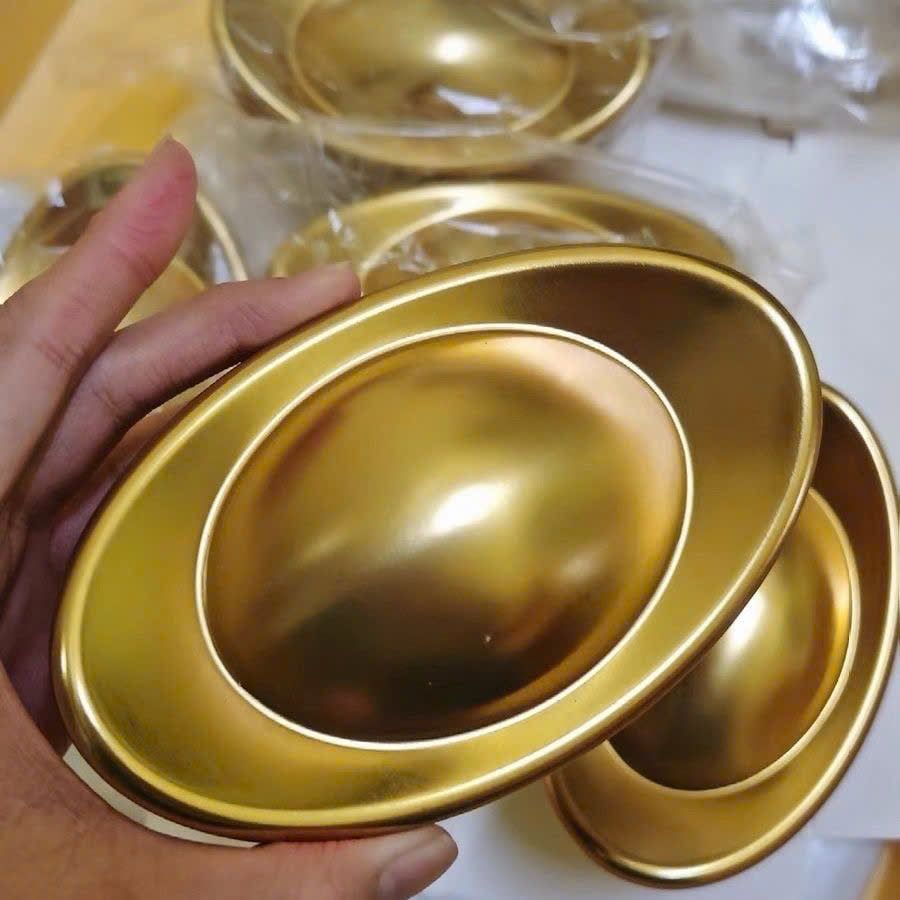  Hộp Thỏi Vàng Đựng Trà Bánh 