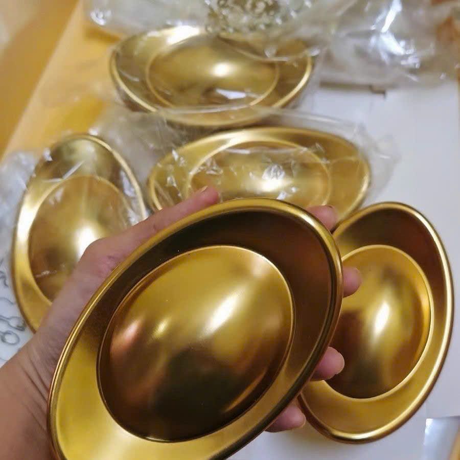  Hộp Thỏi Vàng Đựng Trà Bánh 