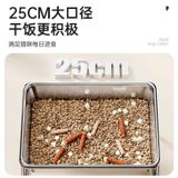  Khay Thức Ăn/Uống Nước Chó Mèo Bằng Thép Không Gỉ 