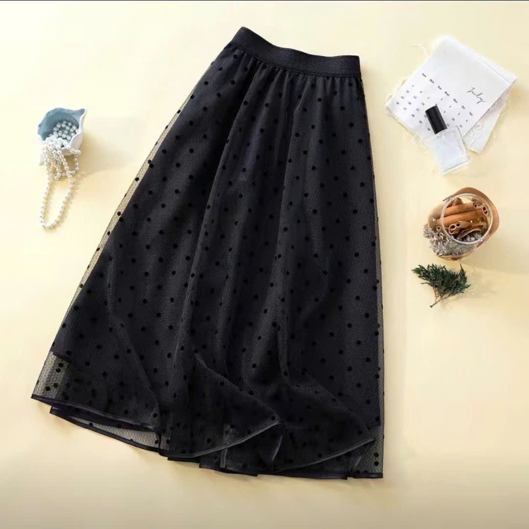  Chân Váy Lưới 2 Tầng 