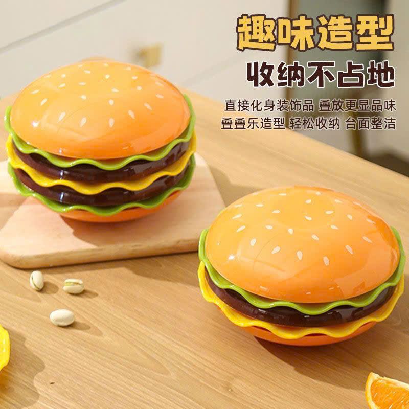  Bánh Hamburger Hình Chiếc Đĩa Đẹp 