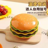  Bánh Hamburger Hình Chiếc Đĩa Đẹp 