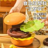  Bánh Hamburger Hình Chiếc Đĩa Đẹp 