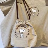  Túi Đeo Nách Gấp Hoạt Hình Snoopy 