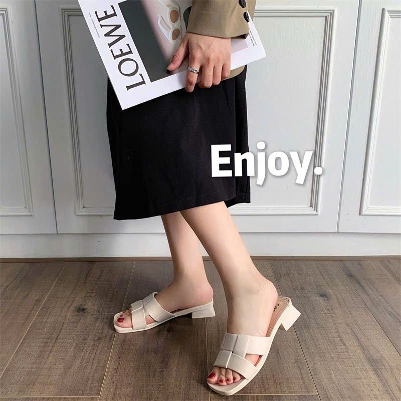  Giày Cao Gót Đế Vuông 3 cm 