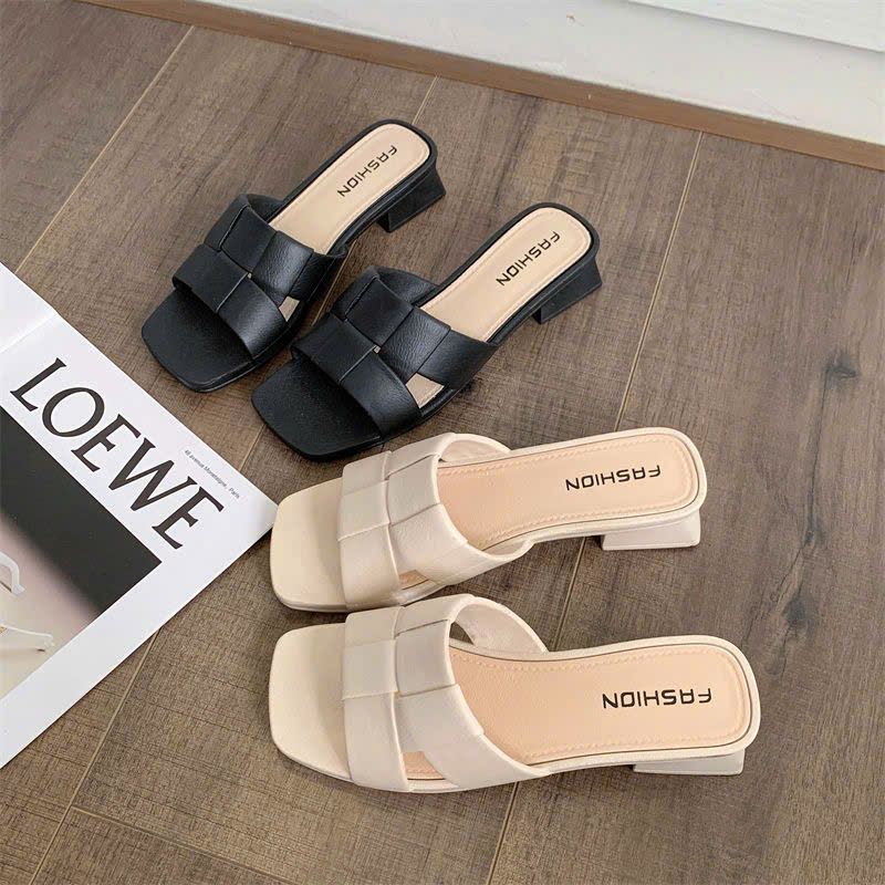  Giày Cao Gót Đế Vuông 3 cm 