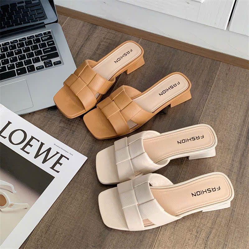  Giày Cao Gót Đế Vuông 3 cm 