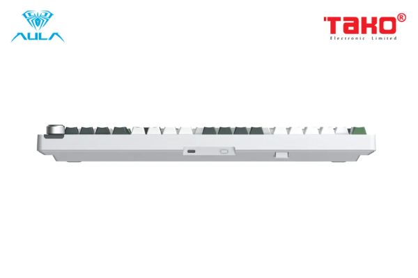 Phím Cơ Aula S98 Pro (Greywood V4 Switch Xanh Lá Trắng) Không Dây