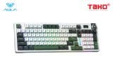 BÀN PHÍM CƠ GAMING AULA S98 PRO 3 MODE (Phiên bản Xanh lá + trắng/ Greywood V4 switch)